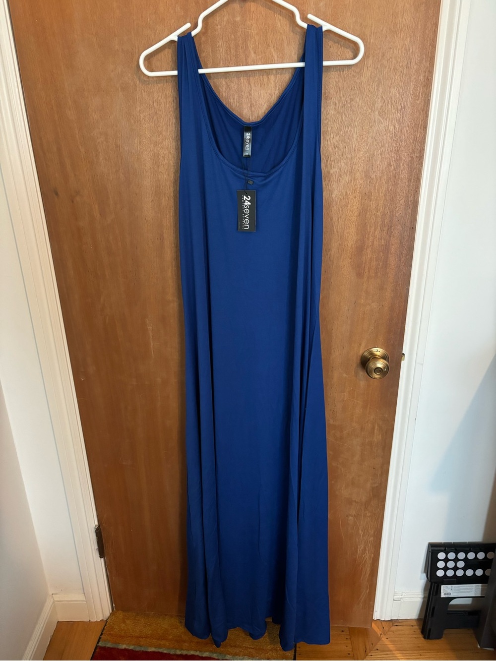 24seven Royal Blue Sleeveless Maxi Dress